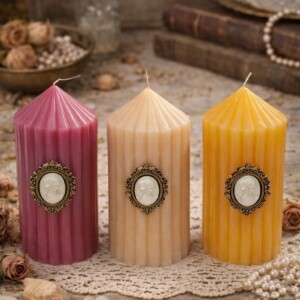 Свічка декоративна циліндр 60х120 кол. Вінтаж