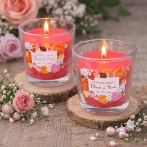 Свічка в склі ароматна Квітковий Мікс міні