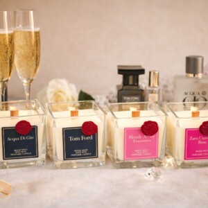 Свічка в склі парфумована колекція,соєвий віск.