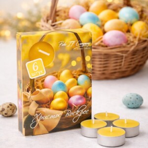 Свічка таблетка чайна А6 Великдень