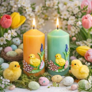 Свічка декоративна циліндр 60х120 мм