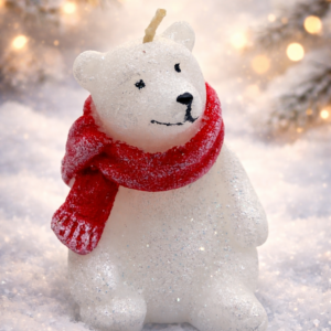 Свічка декоративна Зимовий Ведмедик