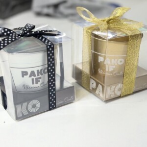 Свічка парфумована в склі ПОДАРУНКОВА