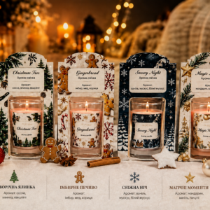 СВІЧКА В СКЛІ  VERONA COLLECTION НОВОРІЧНА КОЛЕКЦІЯ